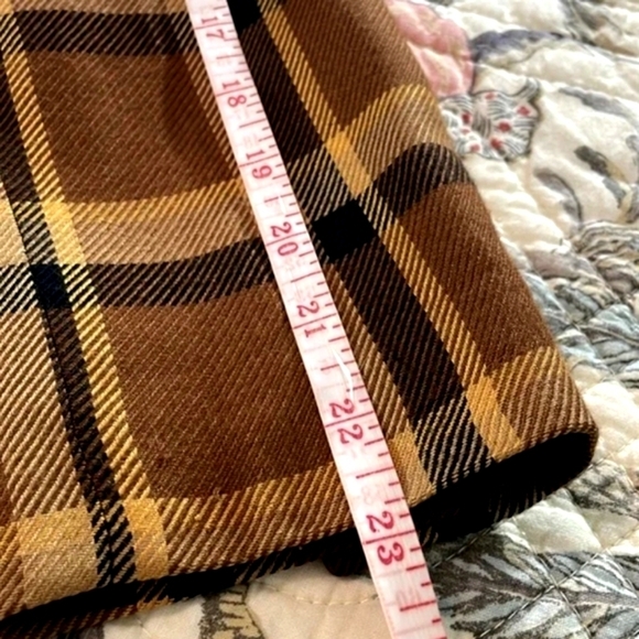 This Fall Trends😍😍😍SASSON Paris New‎ York vintage plaid ladies double - Picture 6 of 7